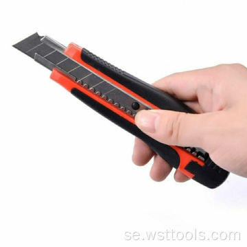 Infällbar verktygskniv med premium gummihandtag